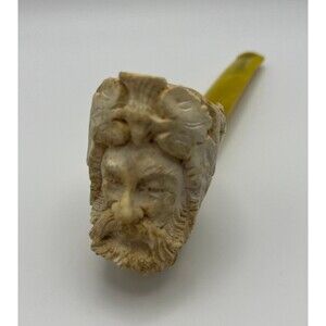 Vintage Meerschaum Carved Pipe